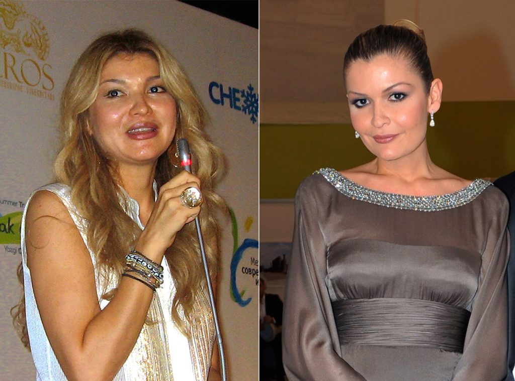 This combination of two pictures shows the elder daughter of Uzbekistan's president, Gulnara Karimova (L) and her sister and Uzbekistan's representative to UNESCO, Lola Karimova-Tillyaeva. Gulnara has accused her sister of destructive behavior and ties to sorcerers, in a public row that has exposed rifts in the Central Asian ruling family. MUHAMMAD SHARIF/MIGUEL MEDINA/AFP/Getty Images
