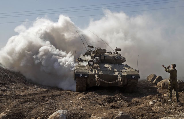 TOPSHOT-ISRAEL-SYRIA-CONFLICT-GOLAN HEIGHTS
