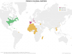 Extent French Different Colonial Empires 300x225 