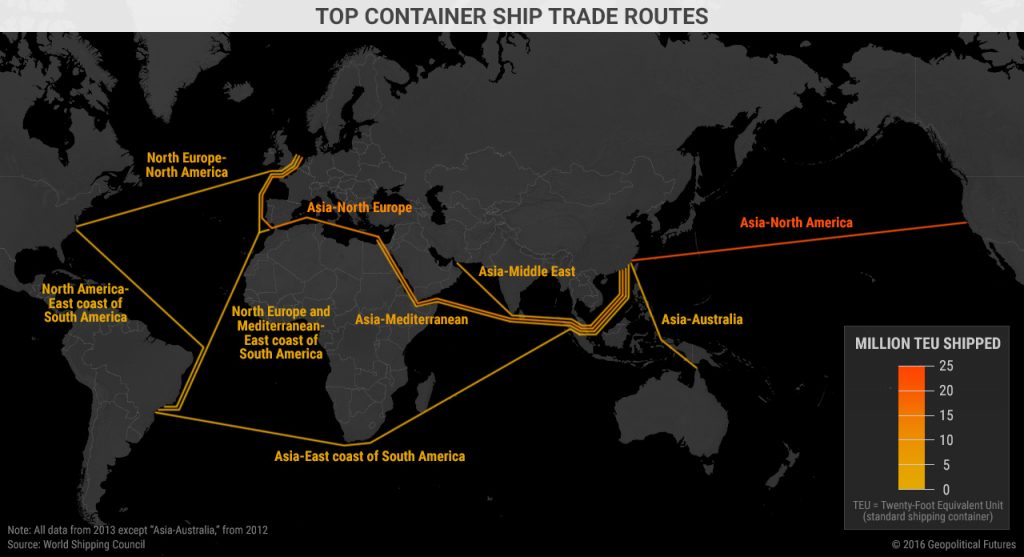 world-shipping-routes