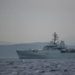 British ship patrols Gibraltar