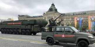 Russian Yars ballistic nuclear missiles
