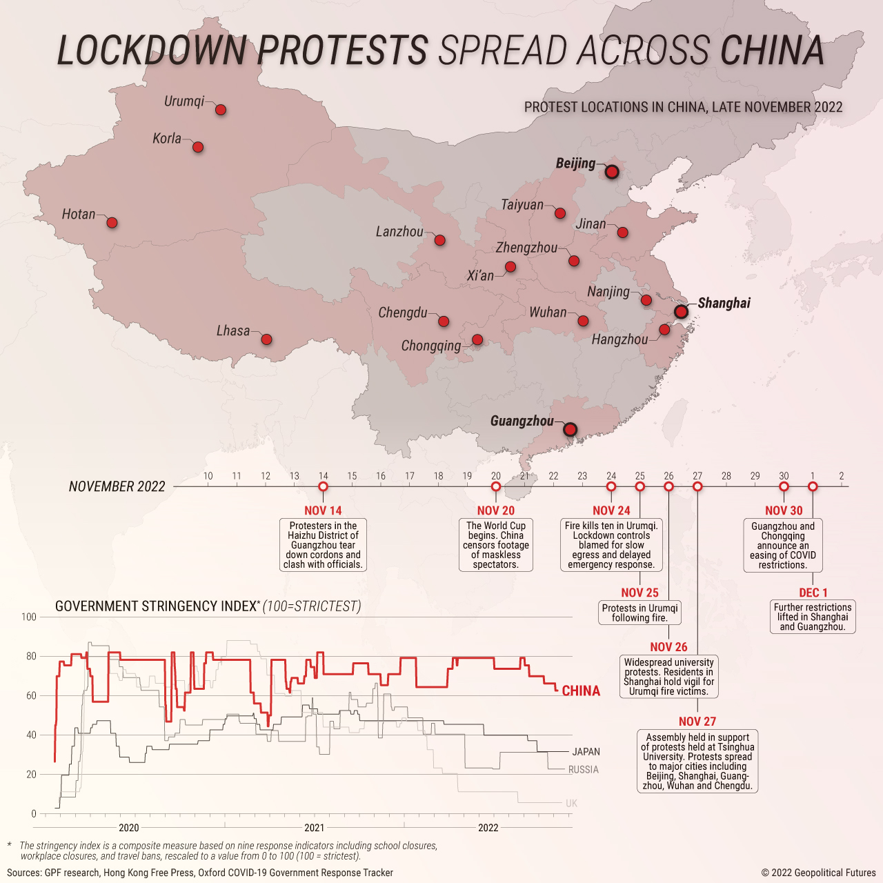 Lockdown Protests Spread Across China