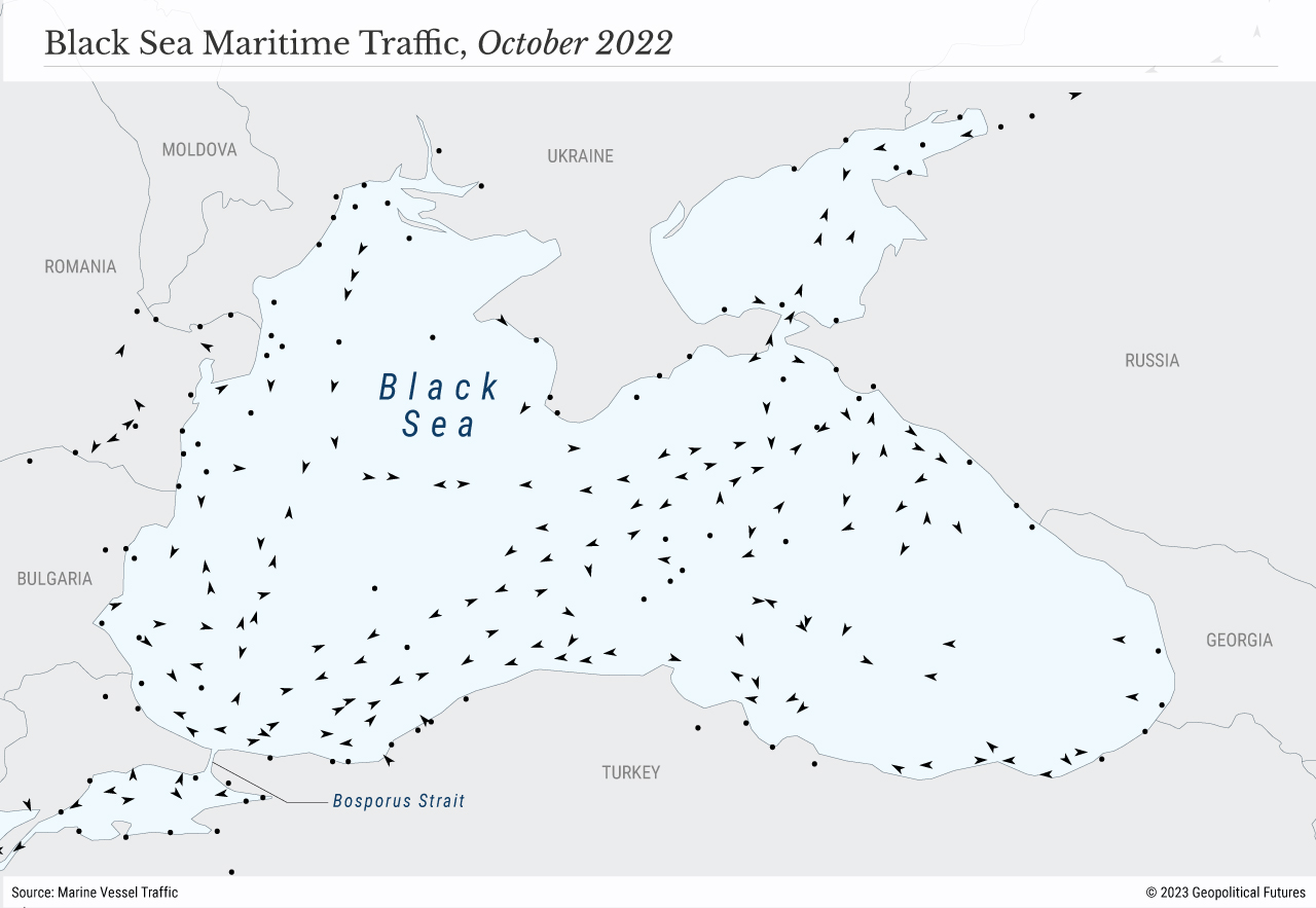 Black Sea Maritime Traffic, October 2022