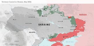 Territory Control in Ukraine, May 2024