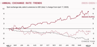 Annual Exchange Rate Trends, 2025-2026